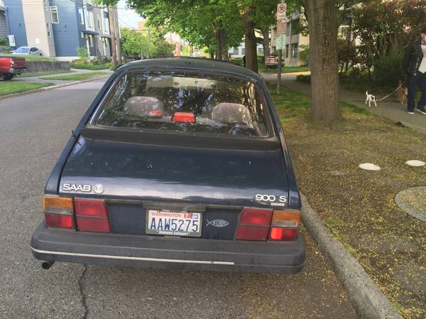 86 Saab 900 non-turbo square nose navy blue collectors edition for sale in Seattle, WA – photo 10
