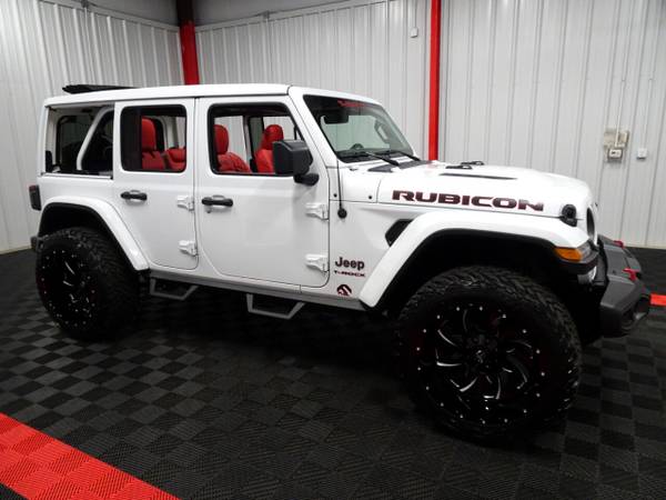 2021 Jeep Wrangler Rubicon T-ROCK sky POWER TOP suv White - cars & for sale in Branson West, AR – photo 6