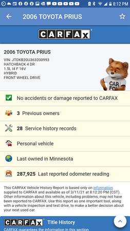 2006 Toyota Prius-Hybrid-1yr Warranty Hybrid Battery, Nav & Camera! for sale in Burnsville, MN – photo 20