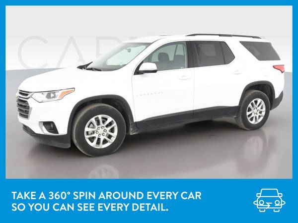 2020 Chevy Chevrolet Traverse LT Sport Utility 4D suv White for sale in Kansas City, MO – photo 3