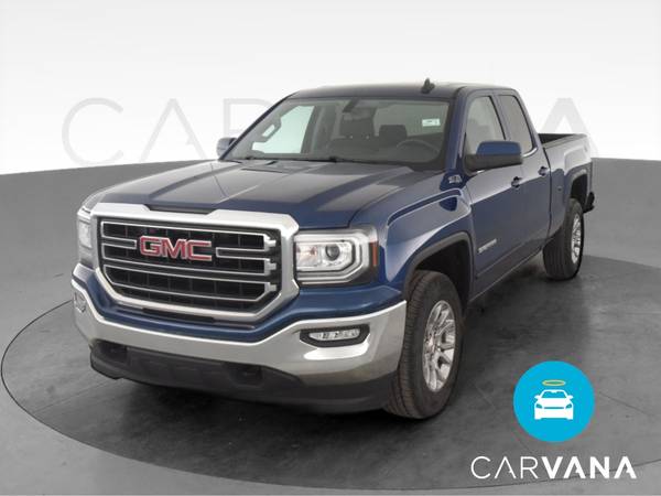 2017 GMC Sierra 1500 Double Cab SLE Pickup 4D 6 1/2 ft pickup Blue -... for sale in Chico, CA