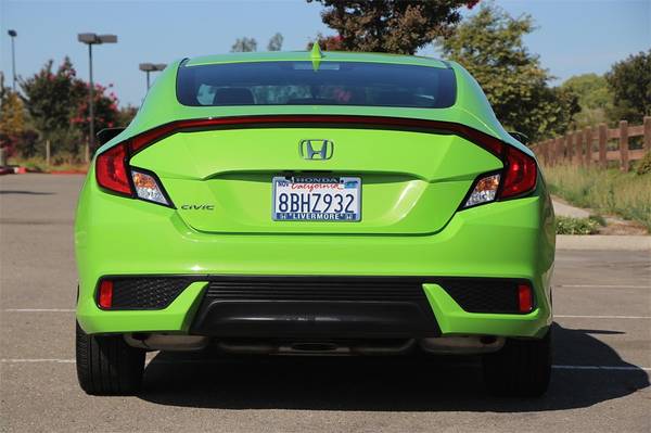 2017 Honda Civic EX-L coupe Energy Green Pearl for sale in Livermore, CA – photo 7