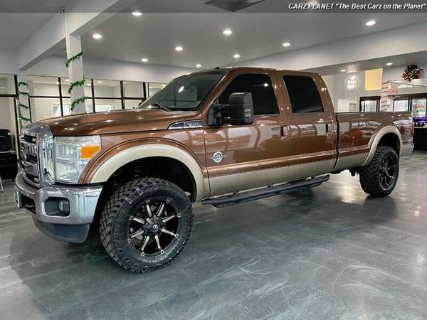 2011 Ford F-350 4x4 4WD F350 Super Duty Lariat LIFTED LONG BED... for sale in Gladstone, OR – photo 8