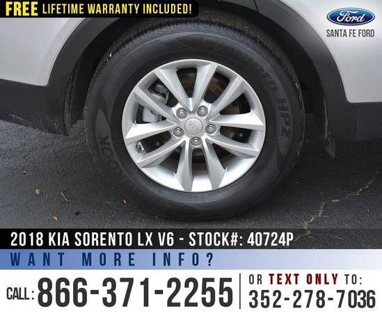 *** 2018 KIA SORENTO LX SUV *** Cruise Control - SIRIUS - Bluetooth... for sale in Alachua, GA – photo 8