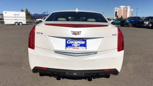 2018 Caddy Cadillac ATS Sedan Premium Luxury RWD sedan White - cars... for sale in Reno, NV – photo 6