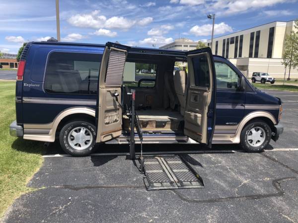 2000 CHEVY EXPRESS CONVERSION WHEELCHAIR VAN - - by for sale in Pesotum, IL – photo 2