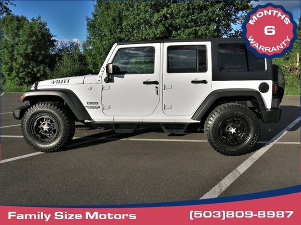2016 Jeep Wrangler 4x4 4WD Unlimited Willys Wheeler W SUV - cars & for sale in Gladstone, OR – photo 6