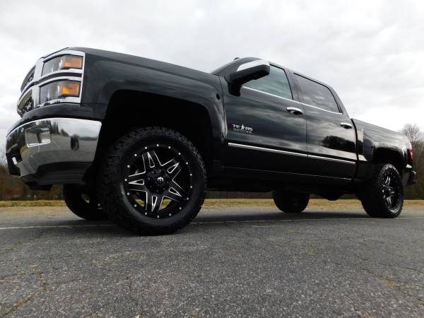 LIFTED 15 CHEVY SILVERADO 1500 LTZ CREW 4X4 20X10 *NEW 33X12.50... for sale in KERNERSVILLE, NC – photo 10