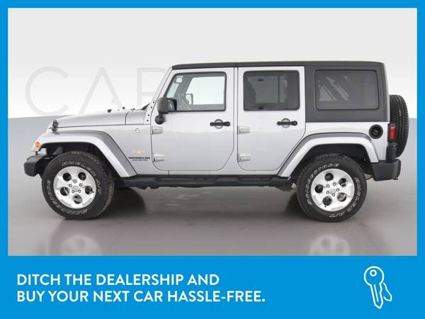 2014 Jeep Wrangler Unlimited Sahara Sport Utility 4D suv Silver for sale in Dade City, FL – photo 4