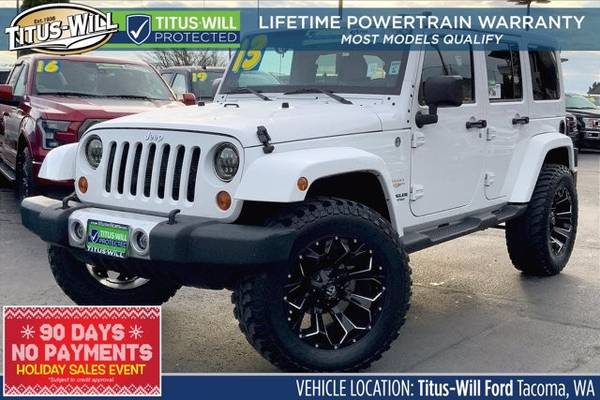 2013 Jeep Wrangler Unlimited 4x4 4WD SUV Sahara Convertible - cars &... for sale in Tacoma, WA – photo 12