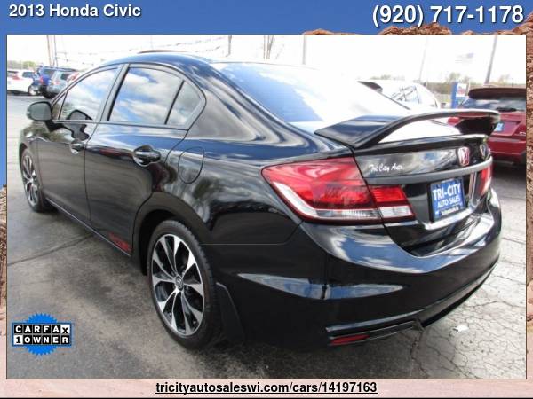 2013 HONDA CIVIC SI 4DR SEDAN Family owned since 1971 - cars & for sale in MENASHA, WI – photo 3
