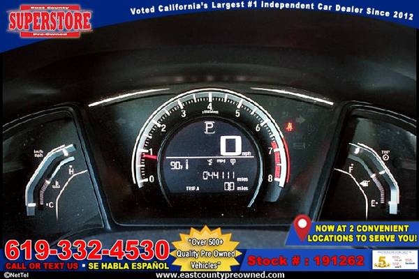2016 HONDA CIVIC LX sedan-EZ FINANCING-LOW DOWN! for sale in El Cajon, CA – photo 17