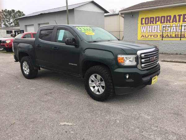 HURRY! 2015 GMC CANYON SLE CREW CAB 4 DOOR 4X4 W 100K MILES - cars & for sale in Wilmington, NC – photo 7
