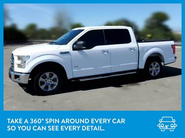 2017 Ford F150 SuperCrew Cab XLT Pickup 4D 5 1/2 ft pickup White for sale in Bakersfield, CA – photo 3