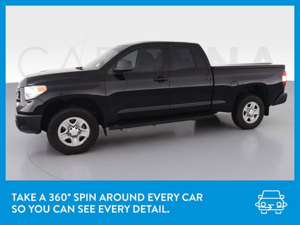 2016 Toyota Tundra Double Cab SR Pickup 4D 6 1/2 ft pickup Black for sale in Lawrence, KS – photo 3