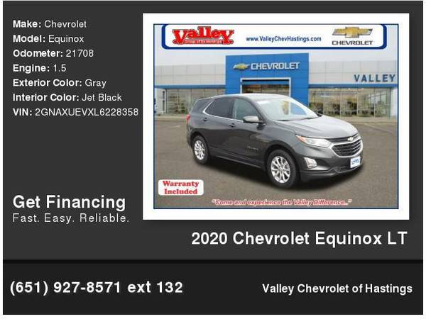 2020 Chevrolet Chevy Equinox LT - - by dealer for sale in Hastings, MN