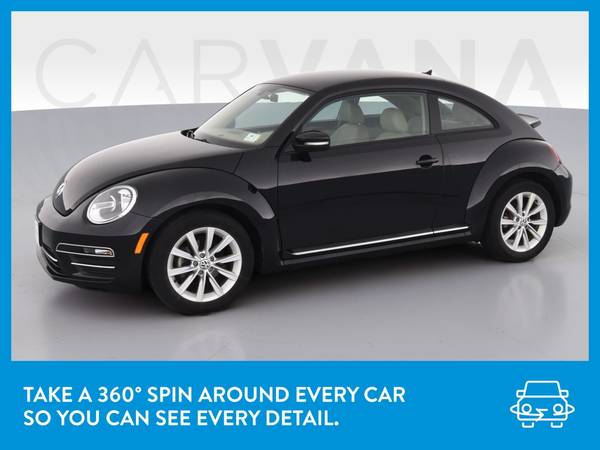 2017 VW Volkswagen Beetle 1 8T SE Hatchback 2D hatchback Black for sale in Arlington, TX – photo 3