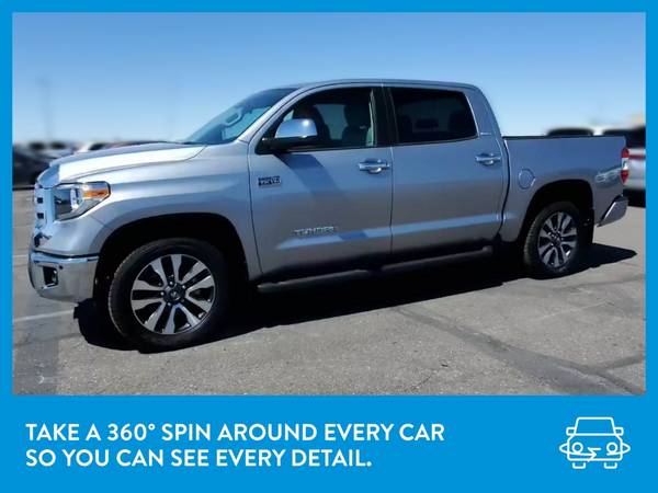 2019 Toyota Tundra CrewMax Limited Pickup 4D 5 1/2 ft pickup Silver for sale in Chico, CA – photo 3