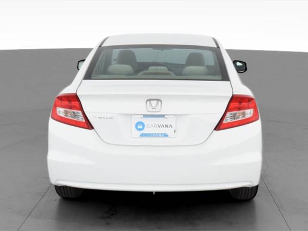 2012 Honda Civic LX Coupe 2D coupe White - FINANCE ONLINE - cars &... for sale in NEWARK, NY – photo 9