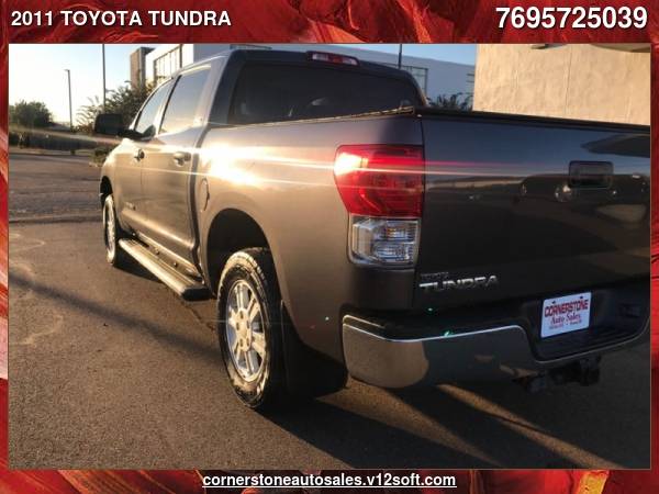 2011 TOYOTA TUNDRA CREWMAX SR5 - cars & trucks - by dealer - vehicle... for sale in Flowood, MS – photo 6