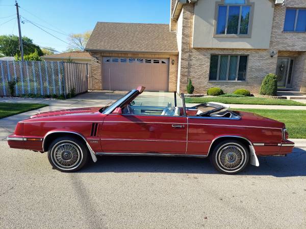 1985 dodge 600 convertible low miles one owner 4200 for sale in Burbank, IL – photo 3