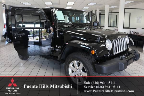 2016 Jeep Wrangler JK Unlimited Sahara suv Black Metallic for sale in City of Industry, CA – photo 17