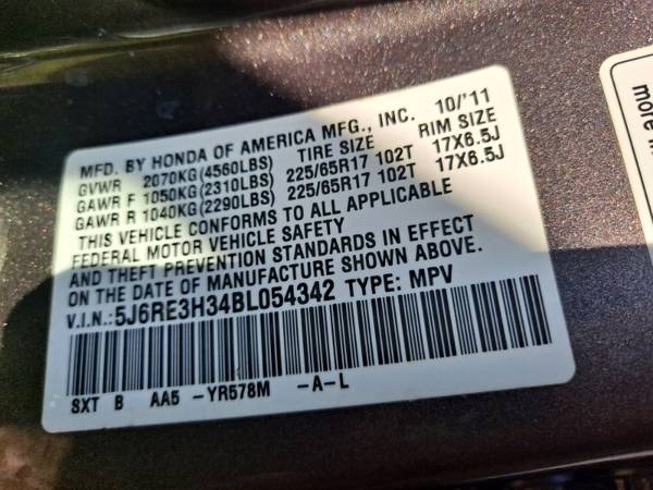 2011 Honda CR-V - - by dealer - vehicle automotive sale for sale in Slidell, LA – photo 9