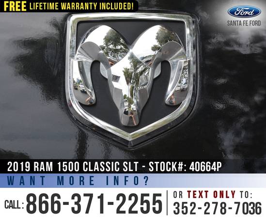 2019 Ram 1500 Classic SLT 4WD *** Camera, SiriusXM, Flex Fuel *** -... for sale in Alachua, AL – photo 18