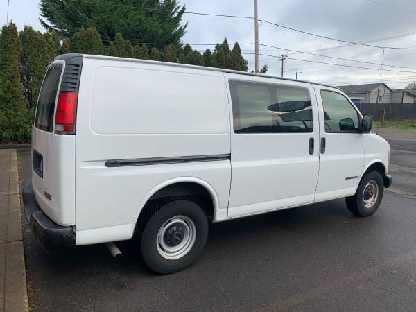 2000 GMC cargo van C3500 clean title 130K - cars & trucks - by owner... for sale in Salem, OR – photo 3
