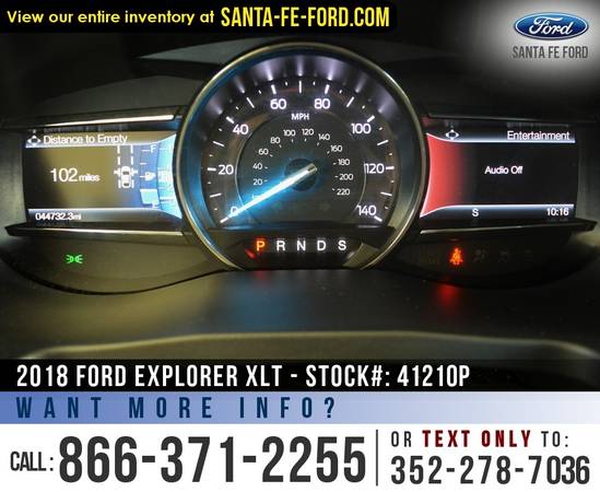2018 FORD EXPLORER XLT Camera, Leather/Suede Seats, WiFi for sale in Alachua, FL – photo 15