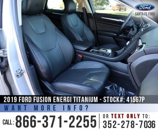 2019 Ford Fusion Energi Titanium Leather Seats - Sunroof for sale in Alachua, FL – photo 20