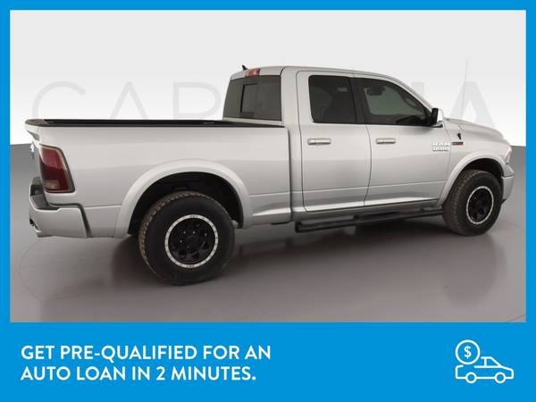 2014 Ram 1500 Quad Cab Laramie Pickup 4D 6 1/3 ft pickup Silver for sale in Chattanooga, TN – photo 9
