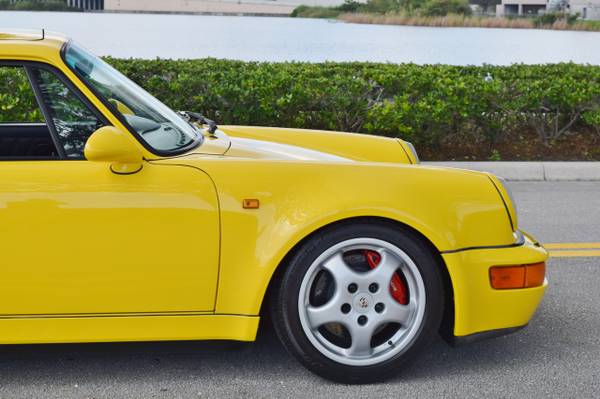 1991 Porsche 911 turbo 964-61k Miles PTS Ferrari Yellow-Engine... for sale in Miami, NY – photo 10