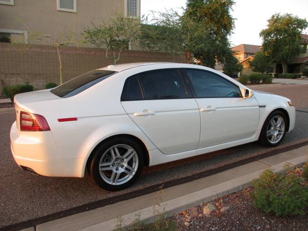 2007 ACURA TL 3.2 WITH NAVIGATION ** PEARL WHITE ** 101K MILES -... for sale in Phoenix, AZ – photo 4