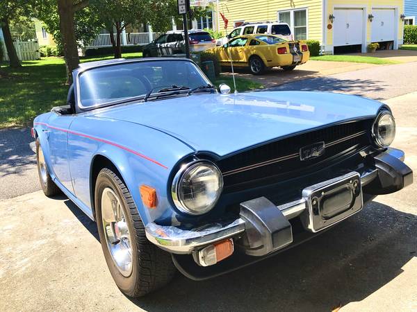 1975 Triumph TR6 - cars & trucks - by owner - vehicle automotive sale for sale in Norfolk, VA – photo 5
