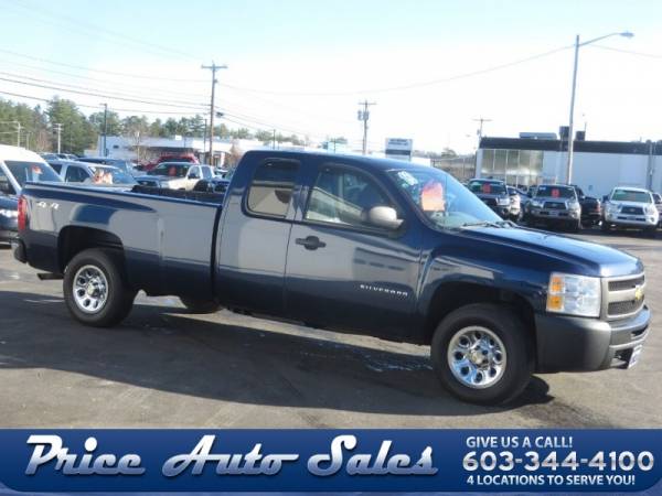 2013 Chevrolet Silverado 1500 Work Truck 4x4 4dr Extended Cab 8 ft.... for sale in Concord, NH – photo 4