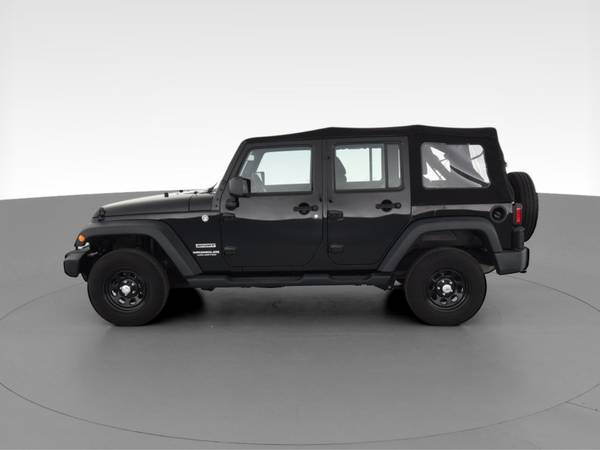 2014 Jeep Wrangler Unlimited Sport SUV 4D suv Black - FINANCE ONLINE... for sale in Chatham, IL – photo 5