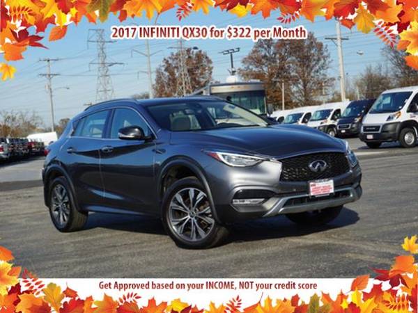 Get a 2017 INFINITI QX30 for $322/mo BAD CREDIT NO PROBLEM - cars &... for sale in Deerfield, IL
