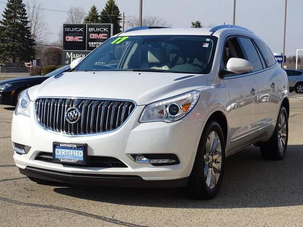 2017 Buick Enclave AWD 4dr Premium hatchback White Frost Tricoat for sale in Barrington, IL – photo 3