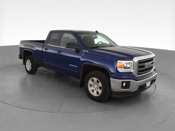 2014 GMC Sierra 1500 Double Cab SLE Pickup 4D 6 1/2 ft pickup Blue -... for sale in Pittsburgh, PA – photo 15