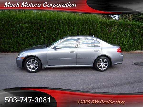 2006 Infiniti G35x 76K Low Miles Heated Leather Seated Moon Roof AWD for sale in Tigard, OR