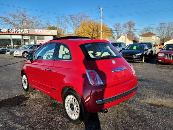 2012 FIAT 500 COUPE LOUNGE CLEAN TITLE ONLY 65K MILES NO ACCIDENTS -... for sale in Riverview, MI – photo 7