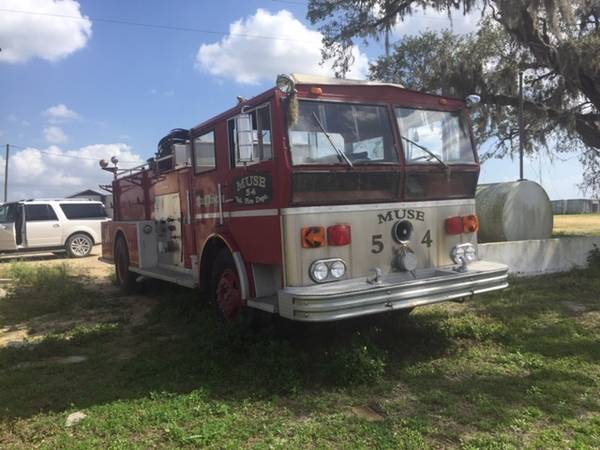 1966 VINTAGE WARD LaFRANCE FIRE TRUCK FOR SALE - - by for sale in Avon Park, FL – photo 2