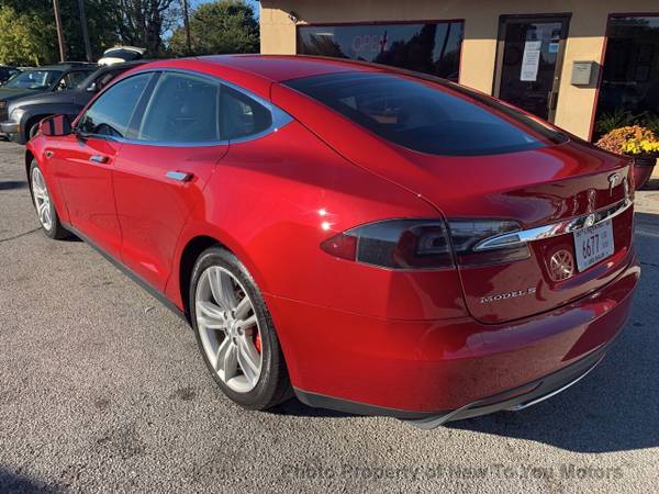 2014 Tesla Model S P85 4dr Liftback Red - - by for sale in Tulsa, OK – photo 2