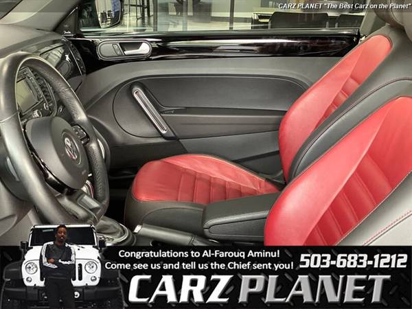 2013 Volkswagen Beetle-Classic Turbo PZEV 36K MI NAV RED/BLACK SEATS for sale in Portland, OR – photo 24