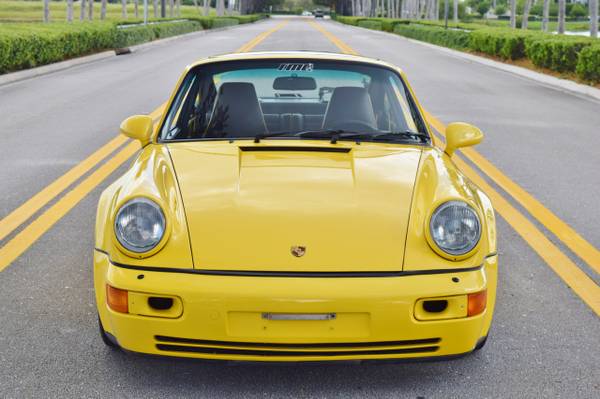 1991 Porsche 911 turbo 964-61k Miles PTS Ferrari Yellow-Engine... for sale in Miami, NY – photo 3