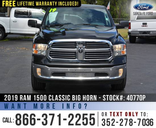 *** 2019 Ram 1500 Classic Big Horn *** Cruise - Bedliner - Camera -... for sale in Alachua, GA – photo 2