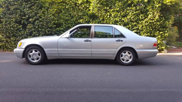 1997 MERCEDES BENZ S500 !!! CLEAN TITLE, SILVER/BLACK for sale in Pasadena, CA – photo 2
