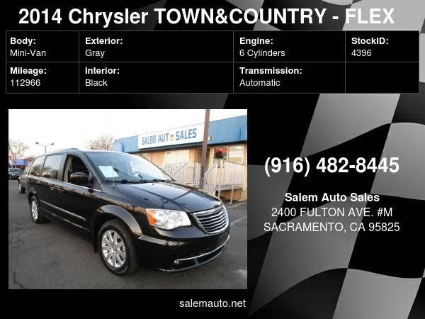 2014 Chrysler TOWN & COUNTRY - FLEX FUEL - REAR CAMERA - DVD for sale in Sacramento , CA – photo 22