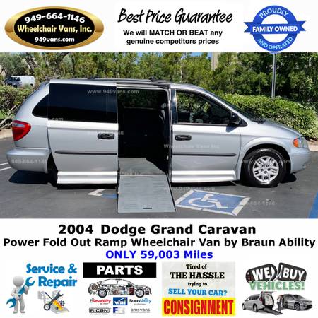 2004 Dodge Grand Caravan Power Ramp Side Loading Wheelchair Van for sale in Laguna Hills, CA – photo 3